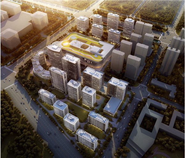 西投银泰城售楼处海尔中央空调项目